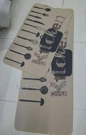 2pcs Kitchen Mat RUBBER Non~Slip Underside Now Available
