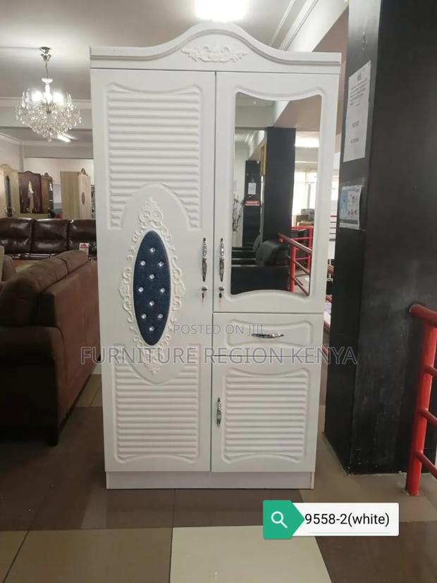 Three Door Wooden Wardrobe - main view