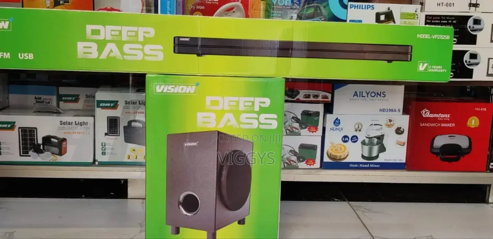 Original Vision Deep Base Sound Bar