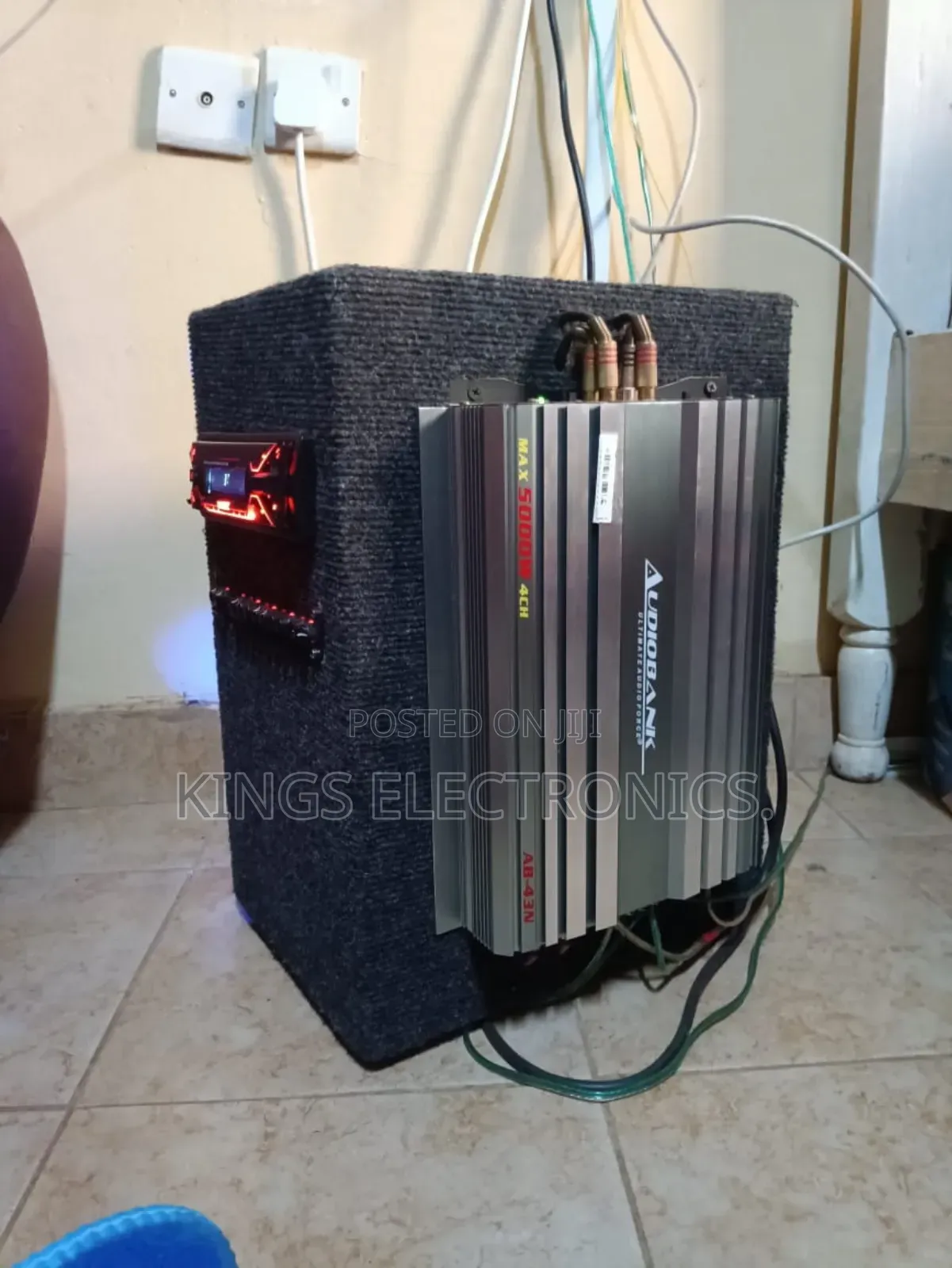 Audiobank Car Audio With Crossover