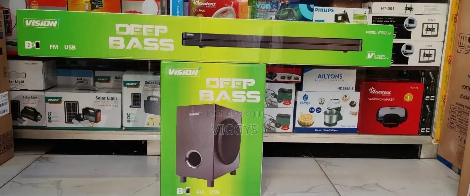Brand New Vision Deep Base Sound Bar