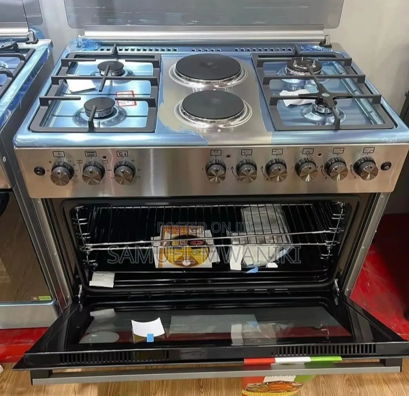 Von Cooker 4 Gas+2 Electric + Electric Oven Stainless Steel
