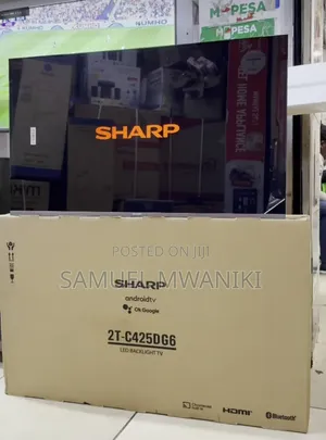 Sharp 43" Smart Android Tv Hdr+ Bluetooth, Youtube, Netflix