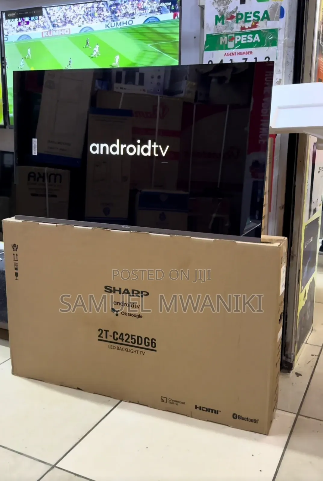 Sharp 43" Smart Android Tv Hdr+ Bluetooth, Youtube, Netflix