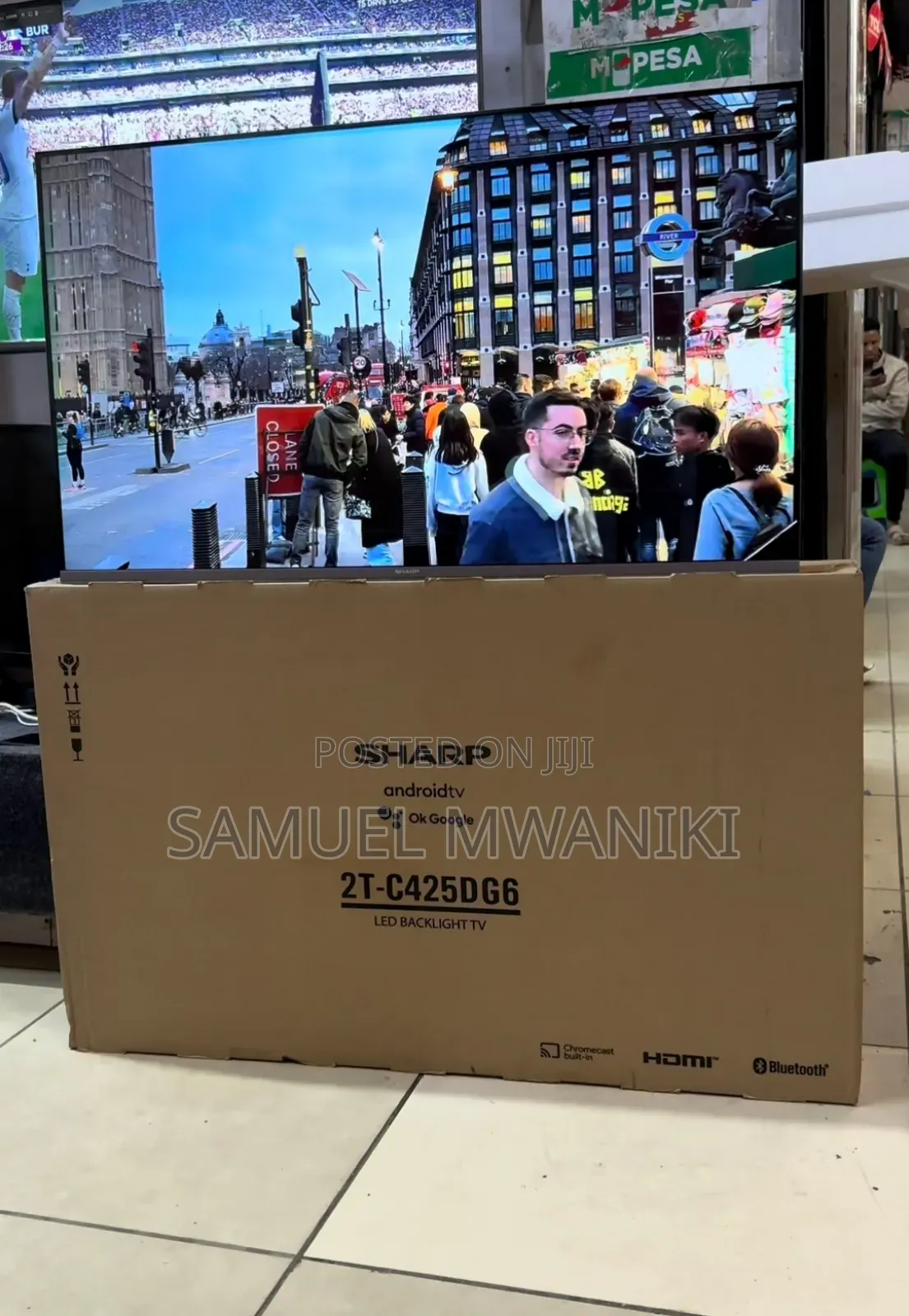 Sharp 43" Smart Android Tv Hdr+ Bluetooth, Youtube, Netflix