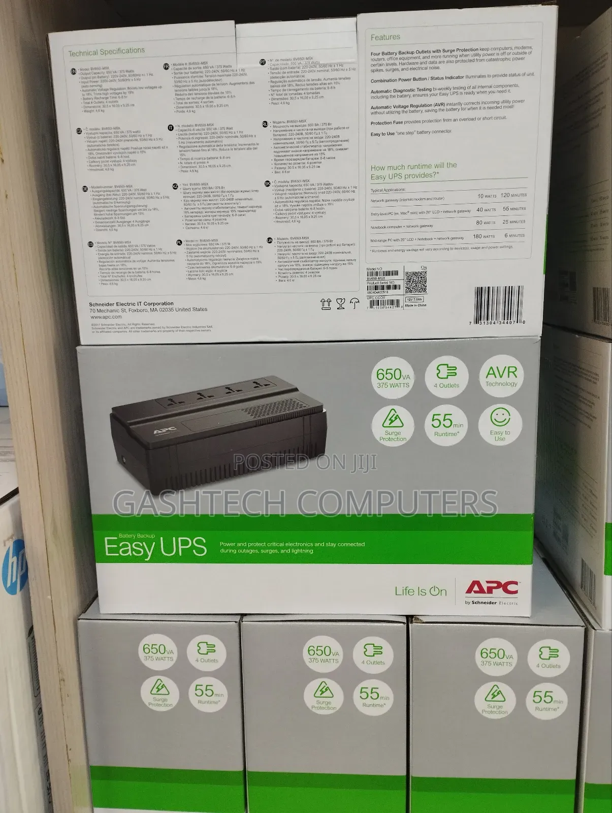 Apc Easy Ups 650va Bv650i-MSX