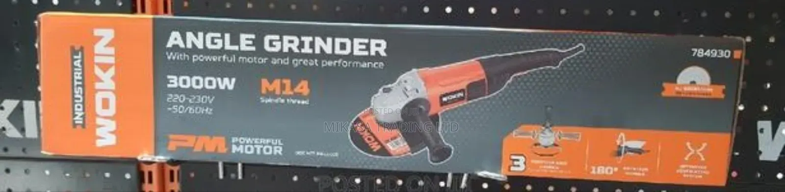 Wokin Angle Grinder 9" 3000w