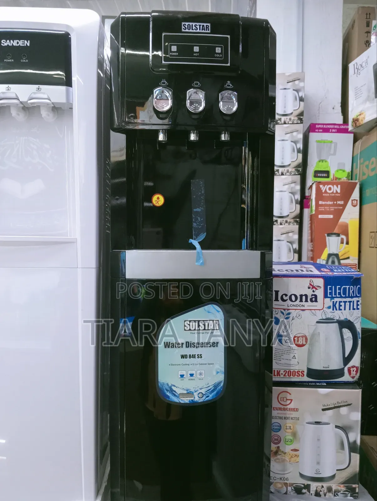 Solstar Free Standing Water Dispenser Hot,Cold Normal