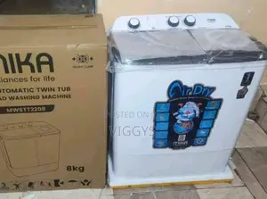 Good Quality Mika 8kg Twin Tub Washing Machine