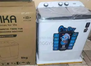 Brand New Mika 8kg Twin Tub Washing Machine