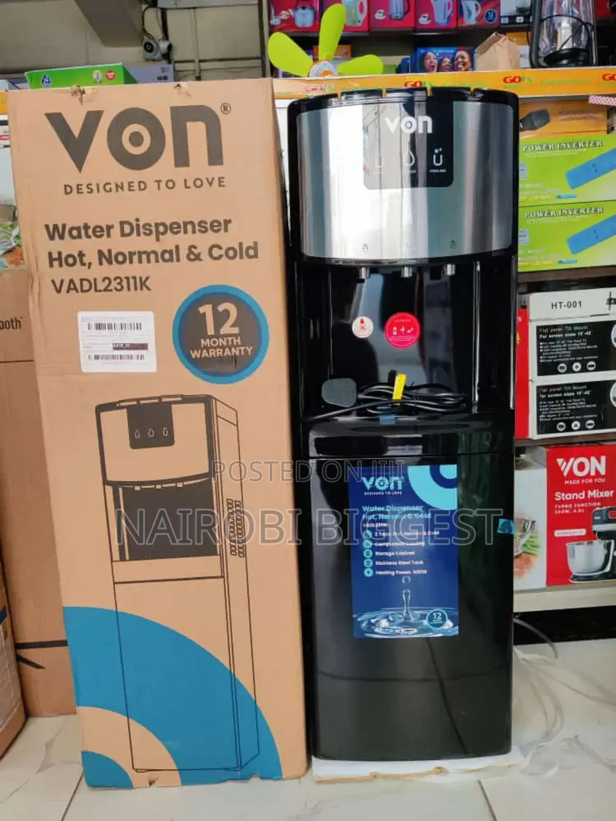 Von Dispenser Hot, Normal And Cold Compressor Cooling
