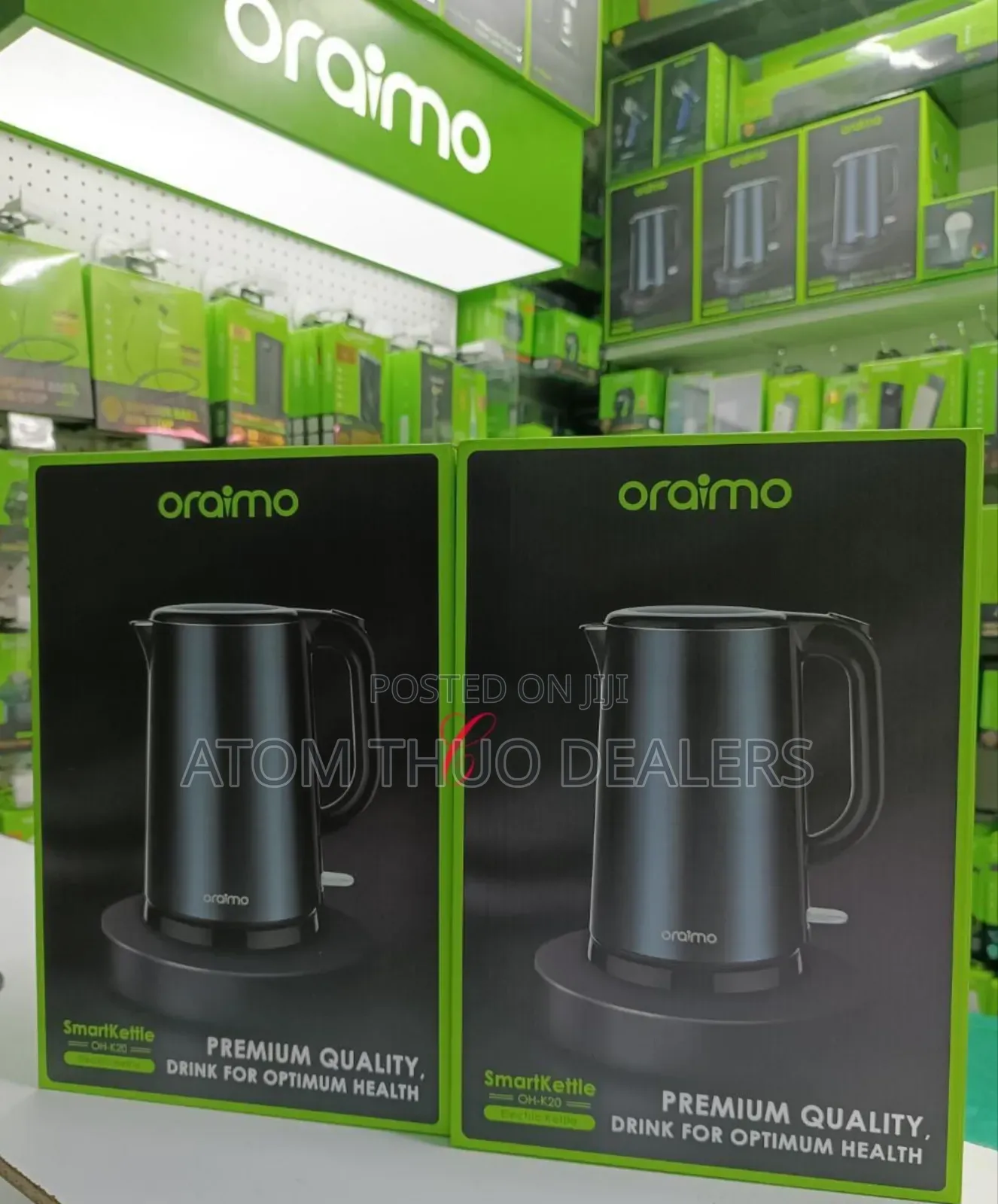 Oraimo Smart Kettle OH- 1.7L Full Metal Liner Kettles.