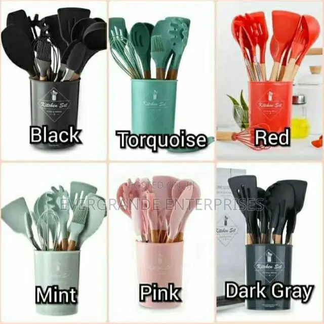 Silicone Spoon ,Silicone Spoon, Set of 13 Spoon