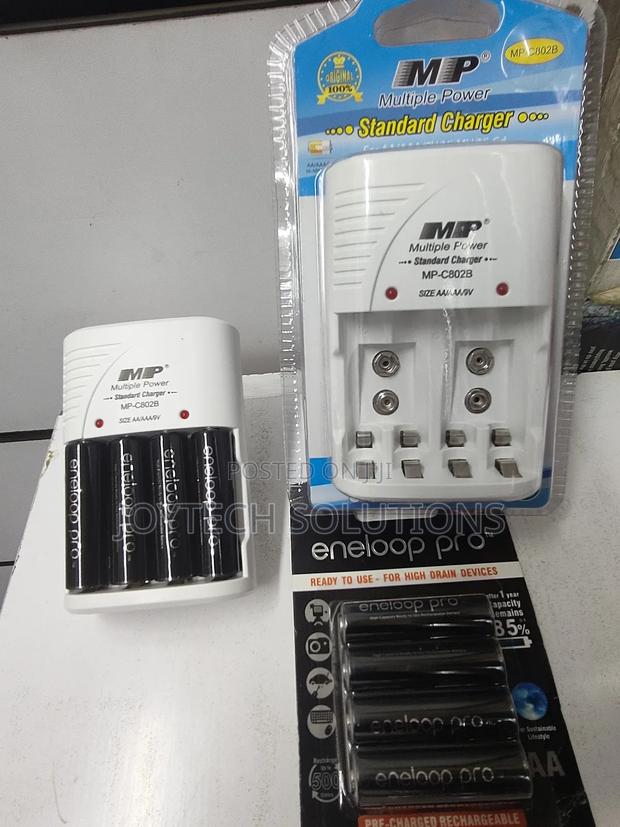 Double Aa Panasonic Rechargeable Battery With Charging Kit - main view