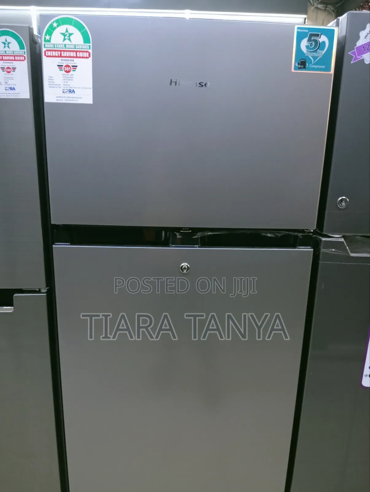 Hisense Ref205dr 205l Double Door Fridge