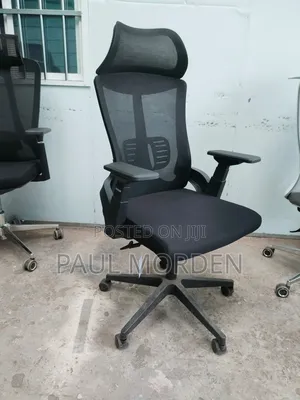 Office Chair With Headrest and Decent Backrest