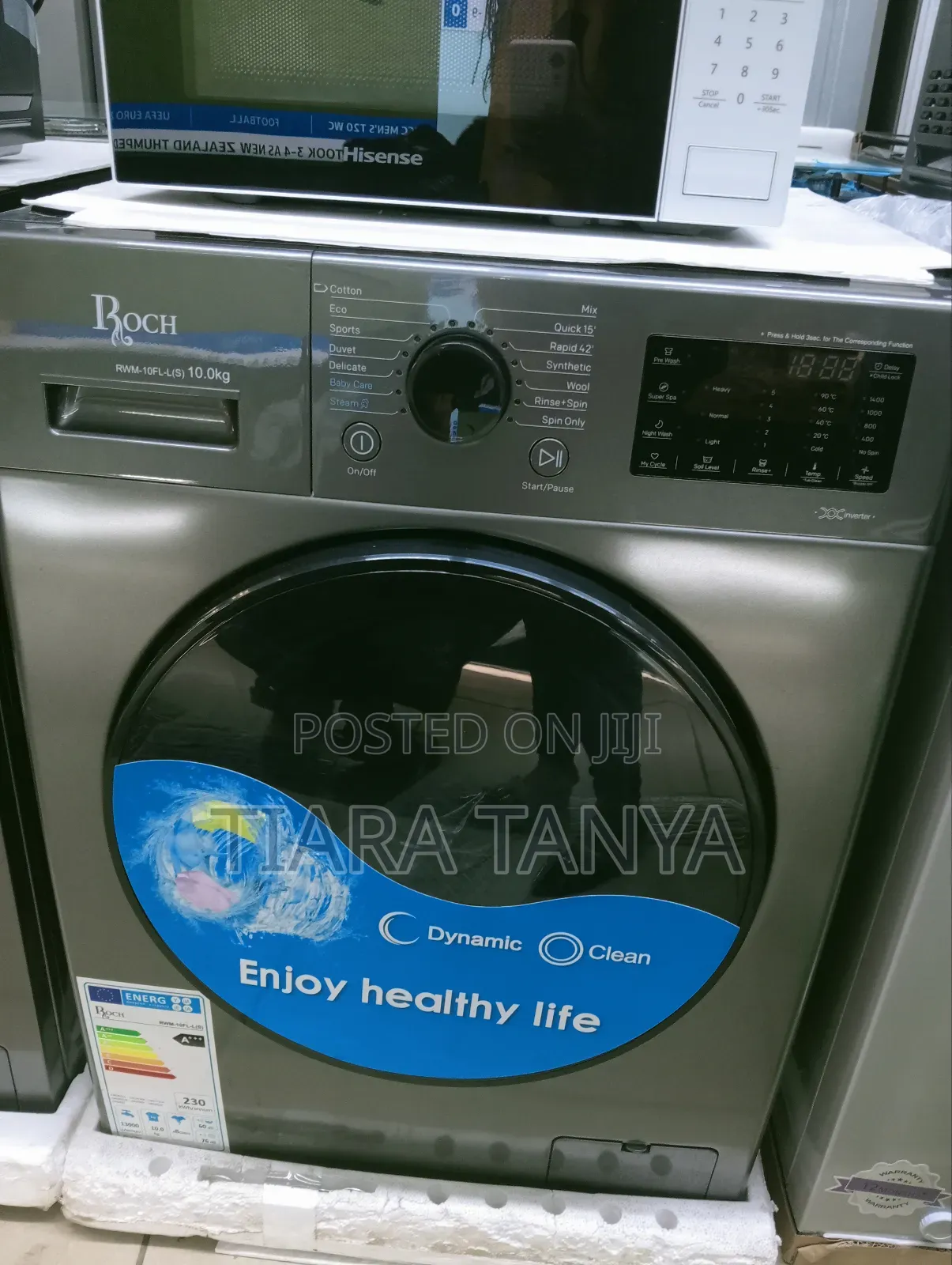 Roch RWM-10FL-L(S)- 10kg Washing Machine