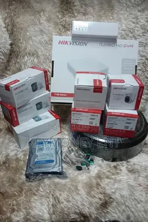 4 Hikvision HD CCTV Complete Kit Surveillance Cameras 2MP