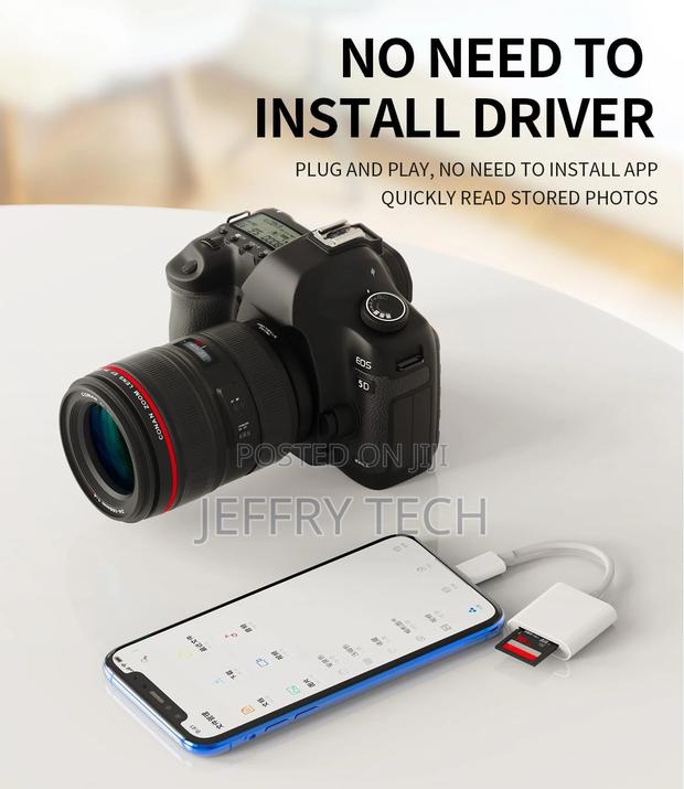 Micro SD Card Reader for iPhone iPad Memory Lightning to Cam - thumbnail 2
