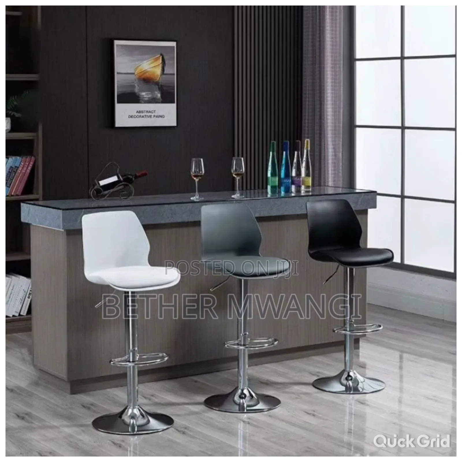 High Quality Leather Bar Stool in Kenya.