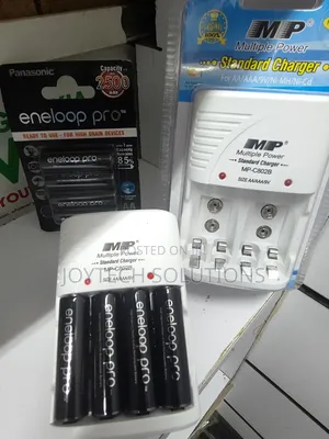 Double Aa Panasonic Recharge Batteries With Charger. 4pack