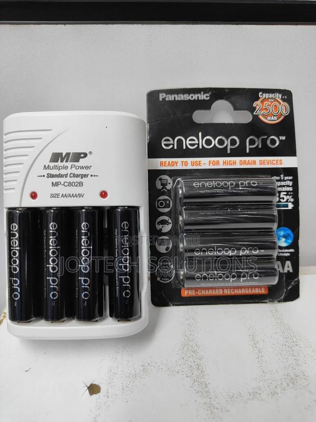 Aa Batteries 2550 Mah With Charger [ Panasonic ]