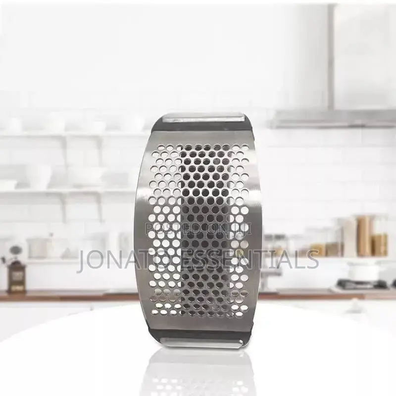 Stainless Steel Garlic Press Rocker and Garlic Crusher Squeezer