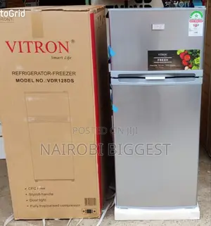 Vitron 125 Litres Silver Double Door Refrigerator