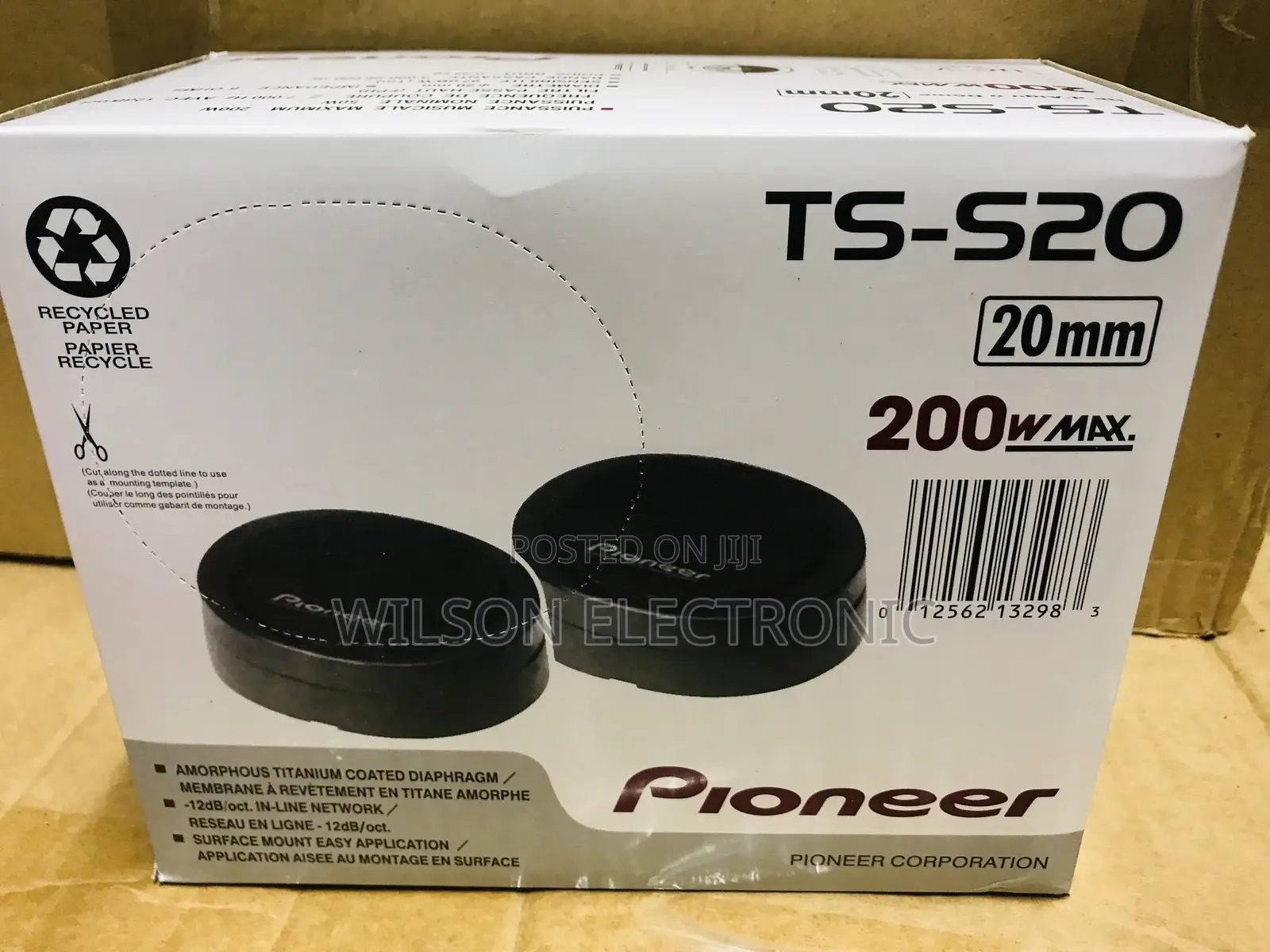 Original Pioneer Car Audio Tweeter. TS-S20