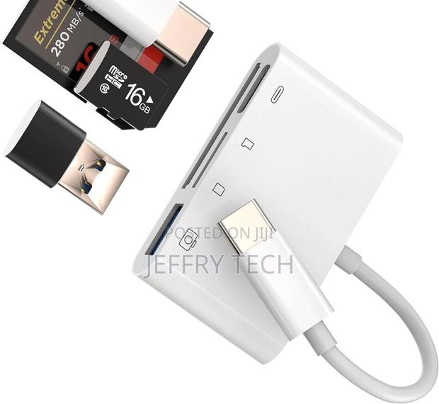 USB C SD Card Reader(4in1)Apple iPhone15 Pro Max Plus iPad M - main view