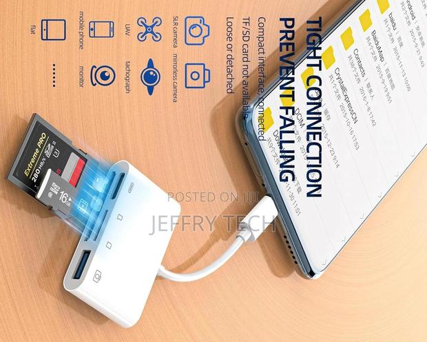 USB C SD Card Reader(4in1)Apple iPhone15 Pro Max Plus iPad M - thumbnail 3