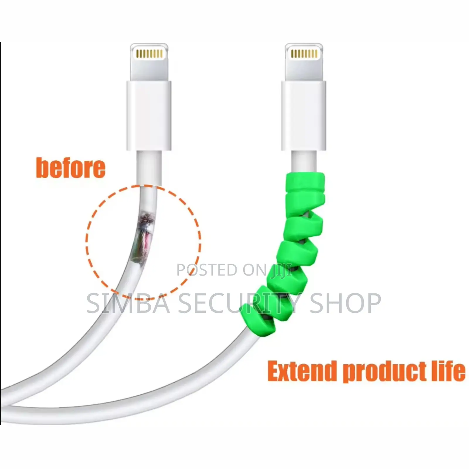 Cable Protection Anti Bending Management Cord Earphone 2 PCS