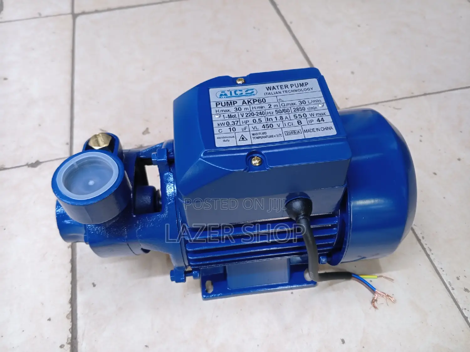 0.5hp Boaster Pump, AICO