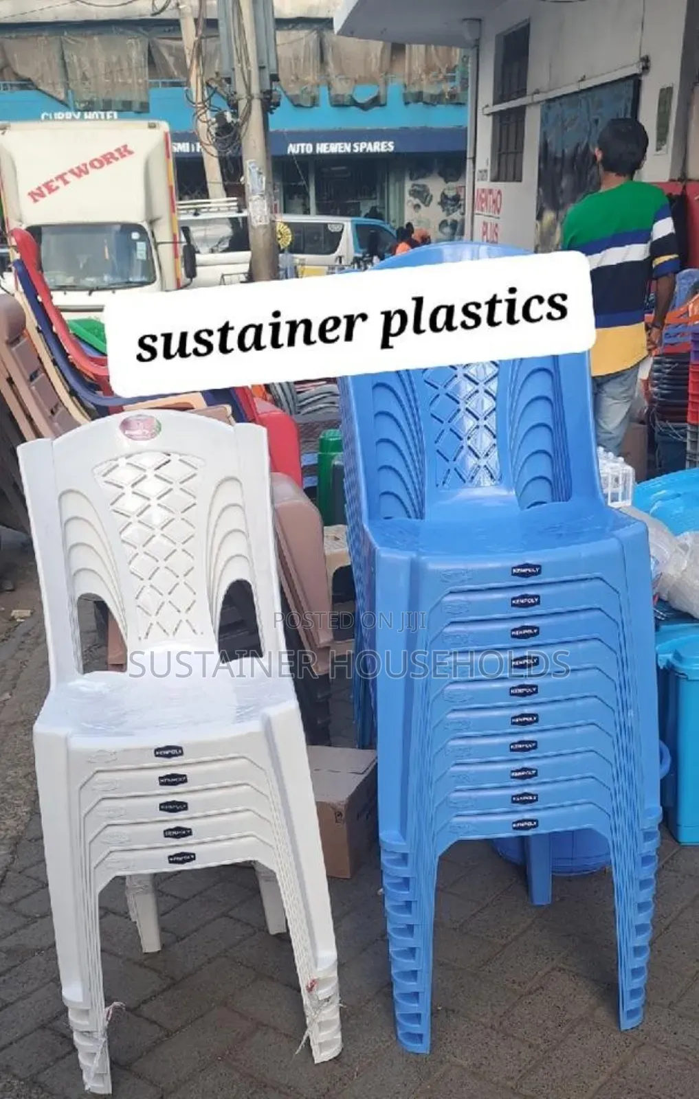 Kenchair,Kenpoly Armless Plastic Chair