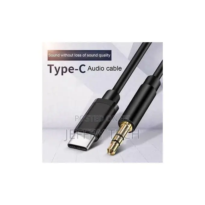 Aux Type C USBC to 3 5mm Aux Cable Android 3.5mm Jack Auxill