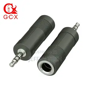 3.5 Mm Male to 6.35 Mm Female Adapter for Headphones Aux Cab