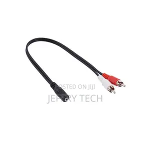 3.5mm Audio Cable Stereo Female to 2RCA Male Aux Audio Cable