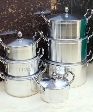 14-PCS Tornado Stainless Steel Cooking Pot Set 