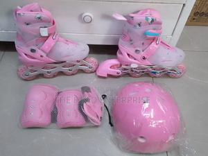 All Flash Wheels' Pink Adjustable Skates. - thumbnail 2