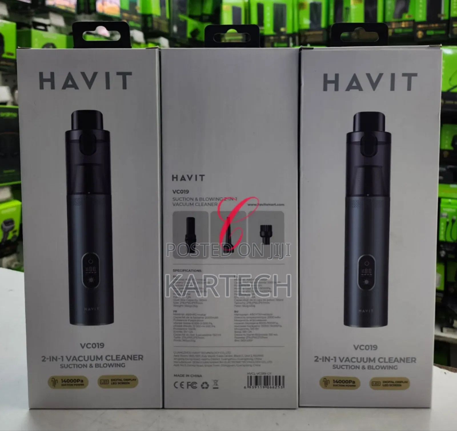 Havit VC019 2-in-1 Suction and Blowing Vacuum Cleaner