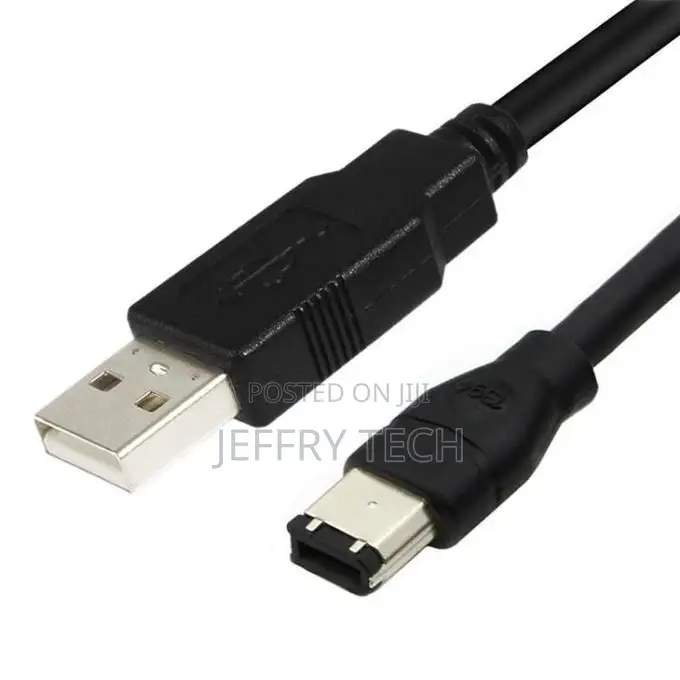 Firewire 1394 6 Pin Male to USB 2.0 Male Cable