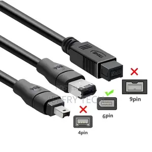 Firewire 1394 6 Pin Male to USB 2.0 Male Cable