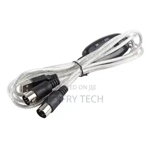 USB to MIDI Interface Electric Piano Converter Adapter Cable