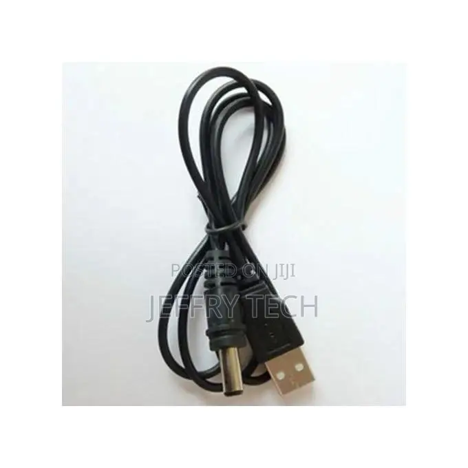 Replacement USB DC Charger Cable for Nail Dryer Round Port