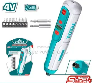 Total Cordless Screw 4v With 8 Bits