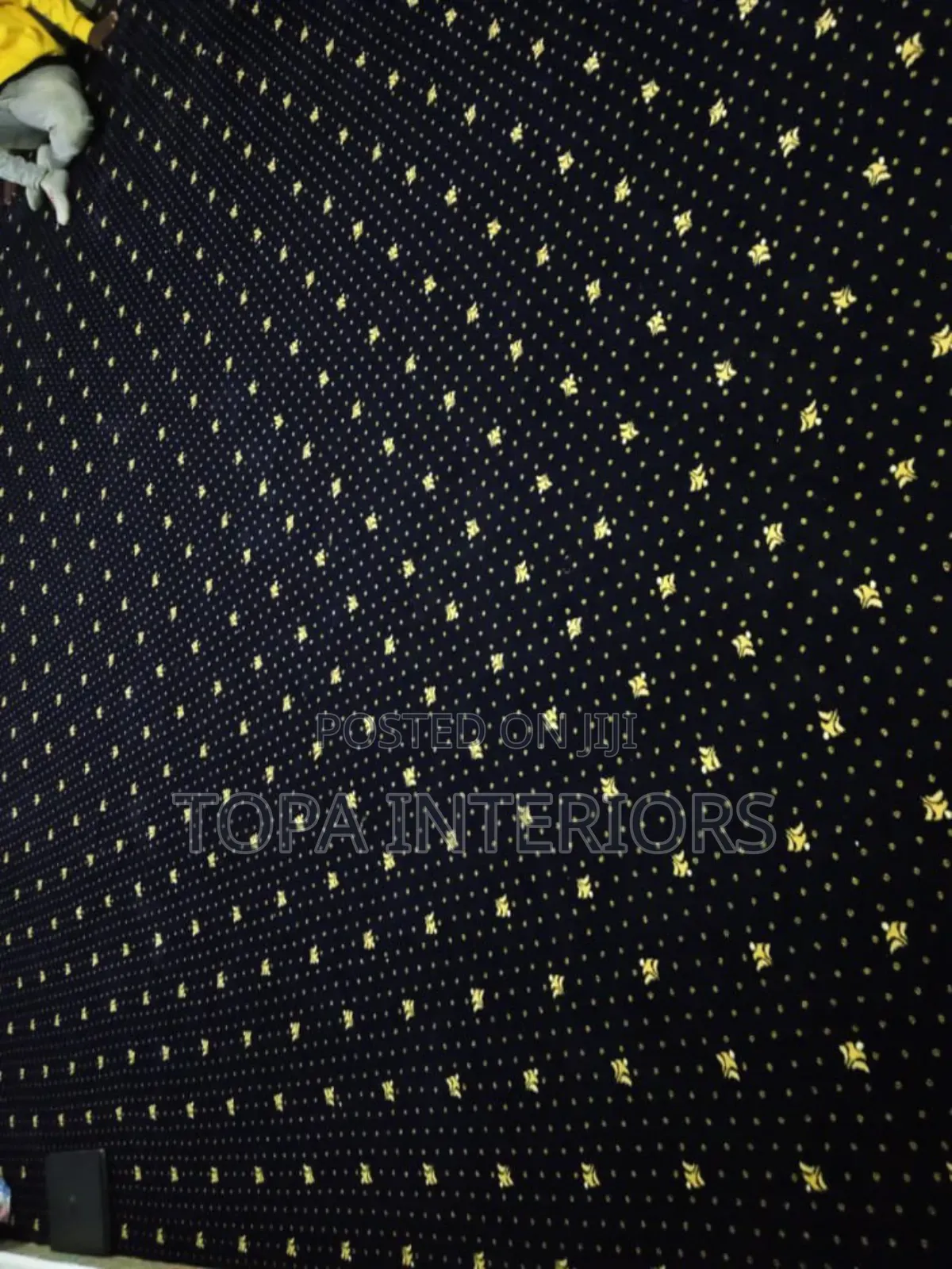 Quality Dark Blue High Density Executive Wall to Wall Floor Carpets