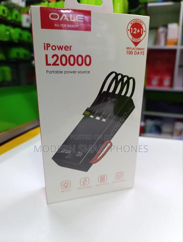 20000mah Oale Power Bank - main view