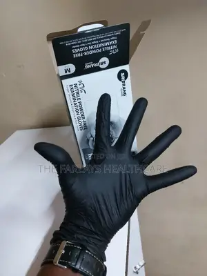 Black Nitrile Gloves