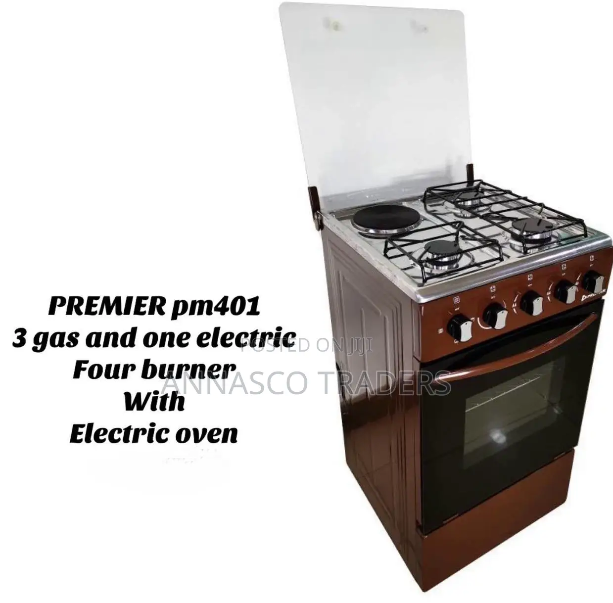 Premier 3 Gas 1 Electric Four Burner With Electric Oven