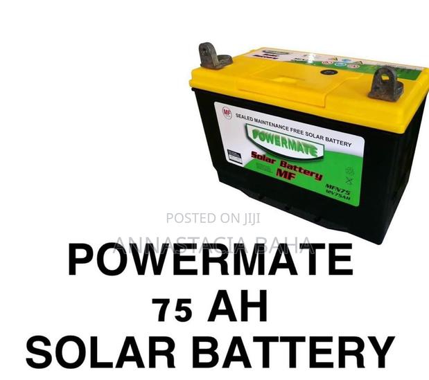 Powerful Powermate 75ah Solar Battery - main view